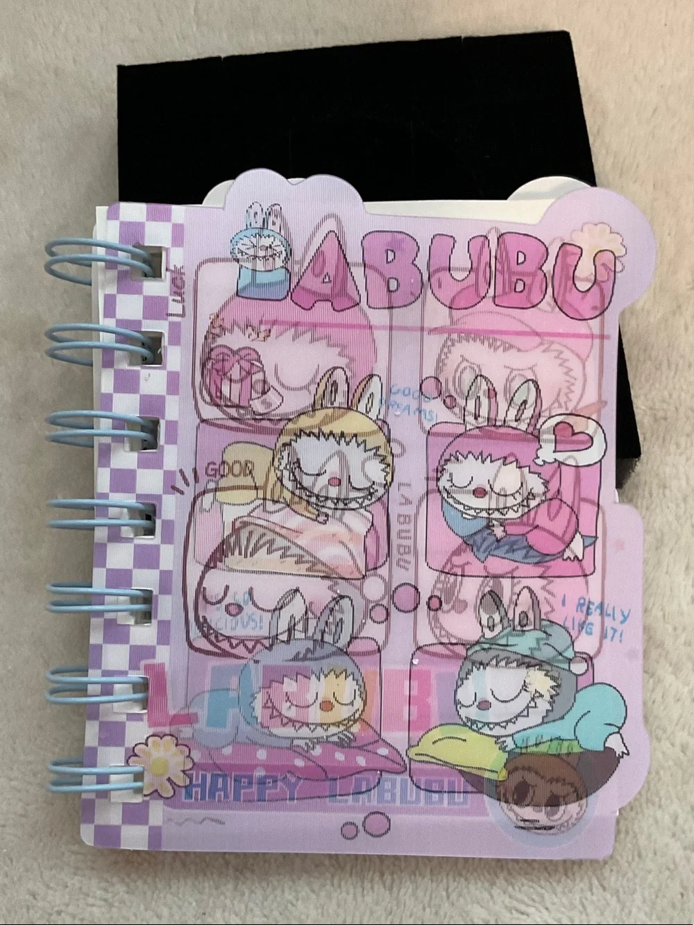 ABUBU Kids Spiral Notebook - Pink Cute Character Cover